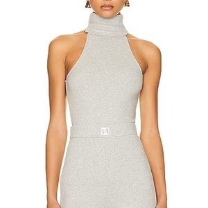 Organic Heavy Rib Turtleneck Tank